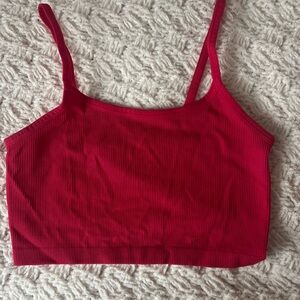 Art Class Vibrant Red Top